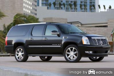 Insurance rates Cadillac Escalade ESV in Irvine