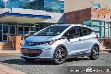 Insurance rates Chevy Bolt in Irvine