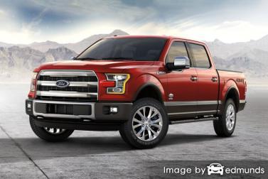 Insurance rates Ford F-150 in Irvine