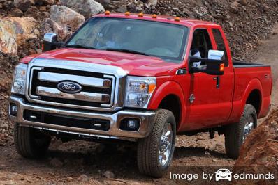 Insurance quote for Ford F-250 in Irvine
