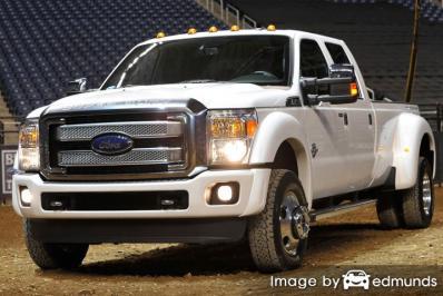 Insurance rates Ford F-350 in Irvine