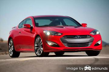 Insurance rates Hyundai Genesis in Irvine