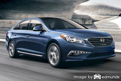 Insurance rates Hyundai Sonata in Irvine