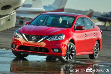 Insurance rates Nissan Sentra in Irvine