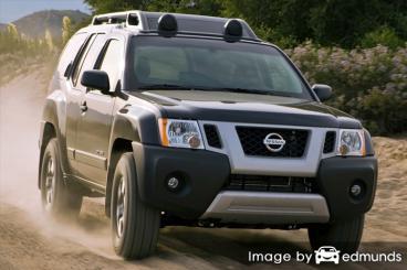 Insurance rates Nissan Xterra in Irvine