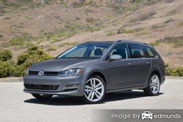 Discount Volkswagen Golf SportWagen insurance